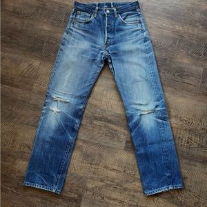 vintage lvc levi’s 503xx big E redline